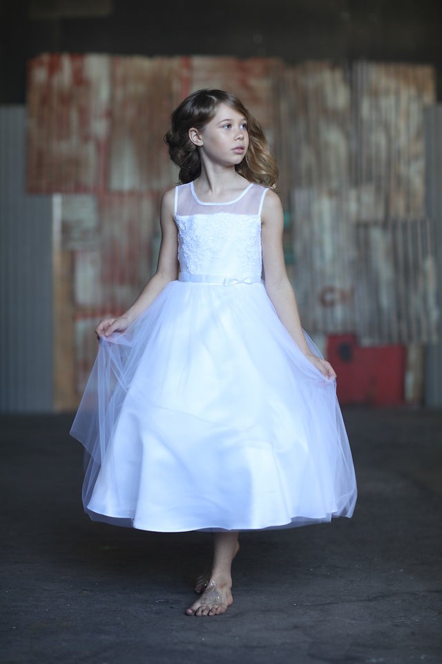 Aurora Dress-White